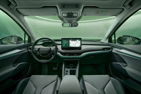 interieur vernieuwde Škoda Enyaq