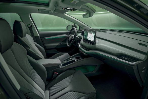 interieur vernieuwde Škoda Enyaq